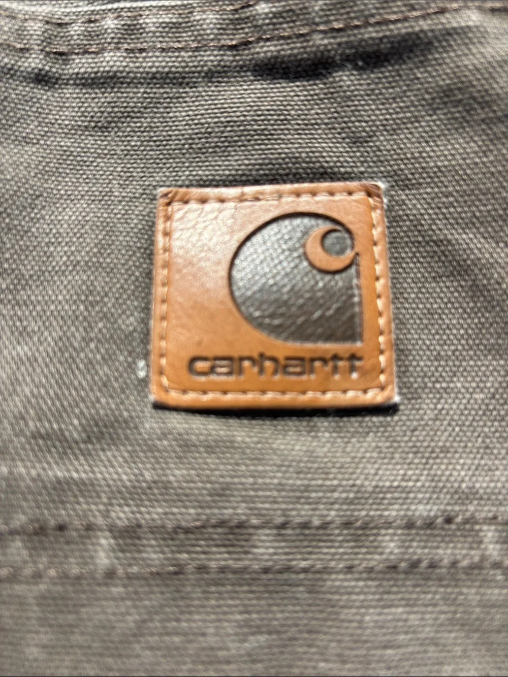 Vintage Y2K Carhartt B25 TMB Faded Brown Work Wear Men's Carpenter Shorts | 40
